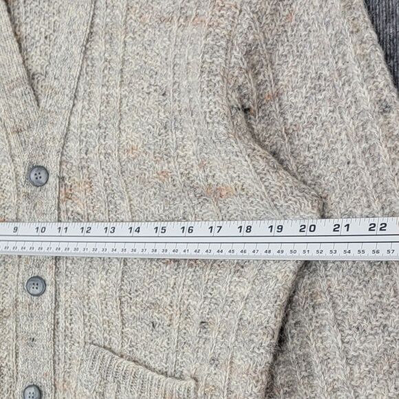 Vintage Pendleton Sweater Mens XL Beige 100% Pure Virgin Wool Cardigan USA Made - Picture 6 of 12